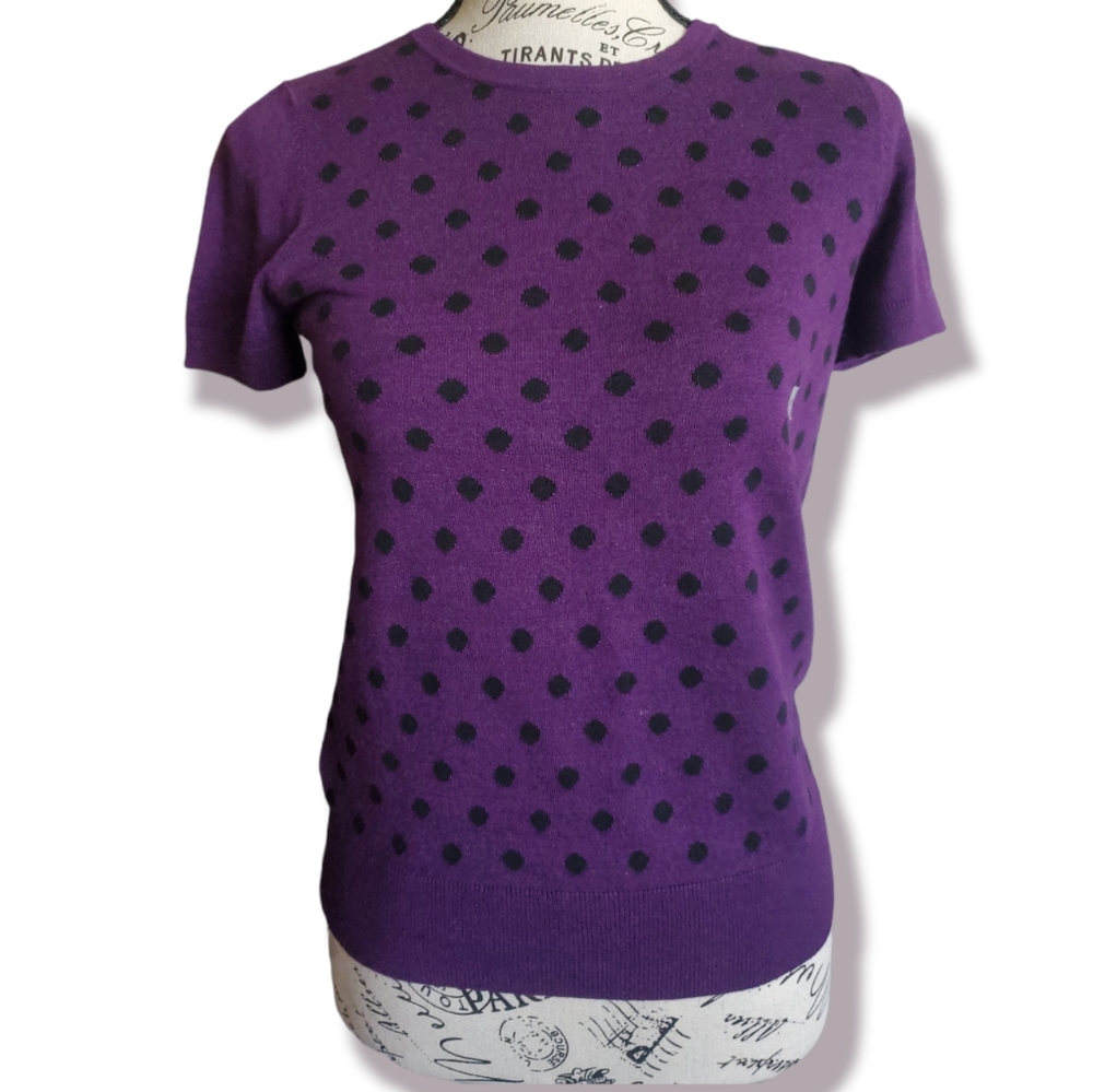 Ann Taylor Loft Short Sleeve Sweatshirt Top
